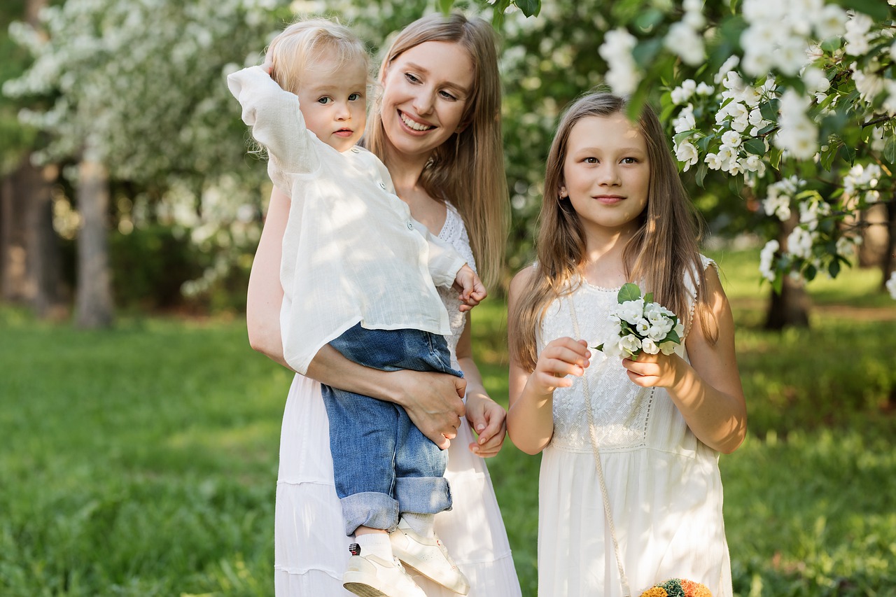 acceptez une femme russe avec une enfant